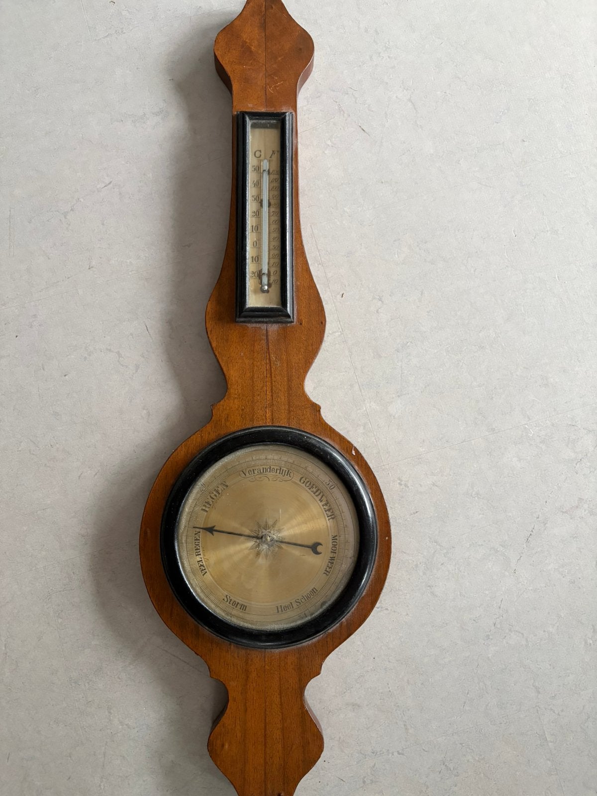 Antieke barometer (1 meter) met kwik, Ophalen, Gebruikt, Barometer