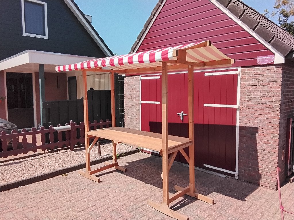 Marktkraam, Ophalen, Overige typen, Minder dan 4 meter, Zo goed als nieuw