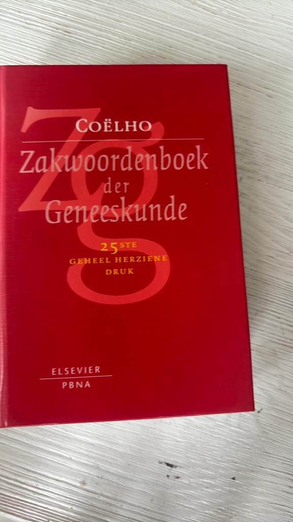 Coelho - Zakwoordenboek der geneeskunde, Ophalen, Zo goed als nieuw, Coelho, Nederlands