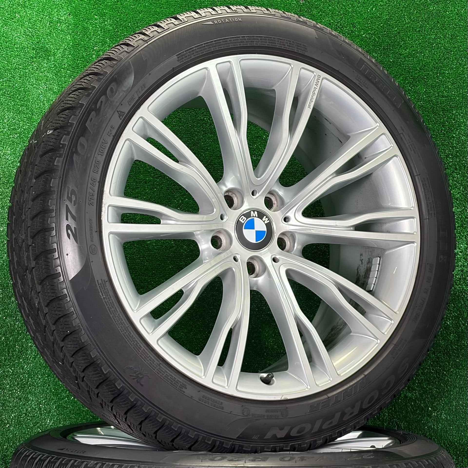 Orig. 20 inch BMW style 551 velgen winterbanden X5 X6 f15, Gebruikt, -, 275 mm, -