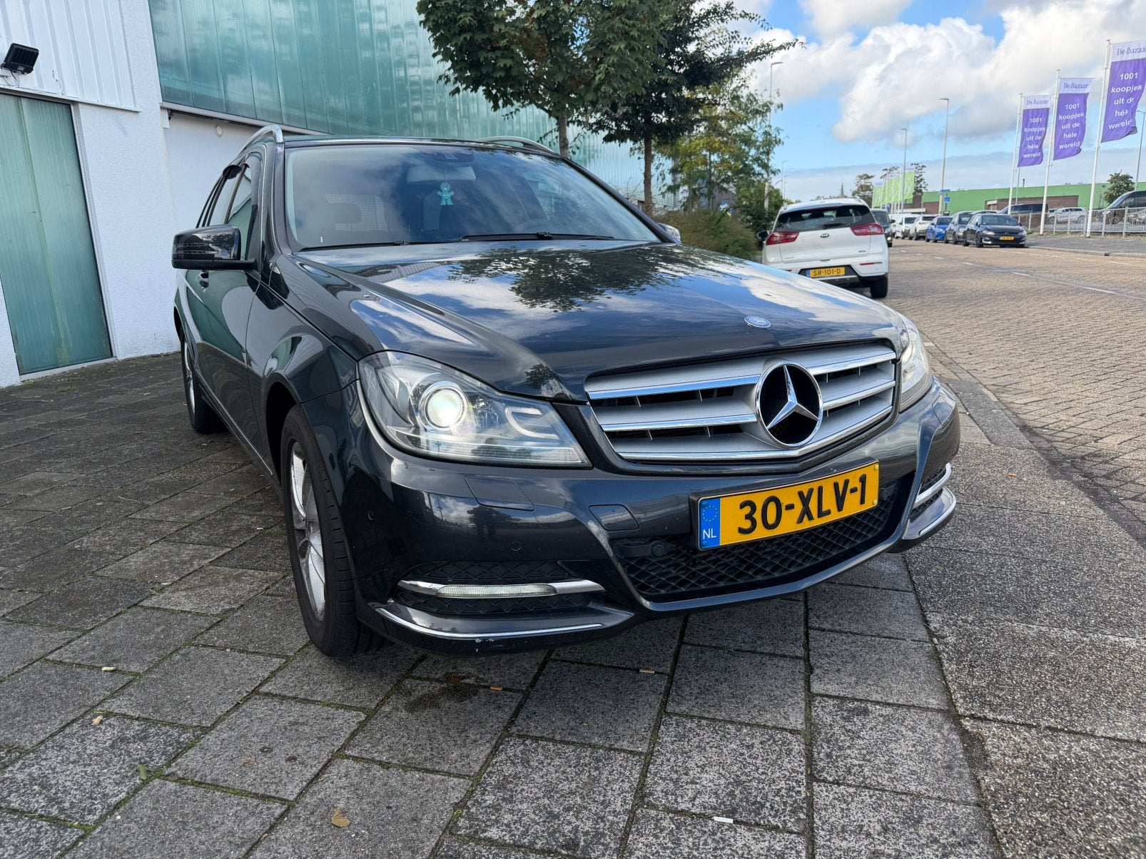 Mercedes-Benz C-Klasse 1.6 C180 Kompr. Estate 2012 Zwart