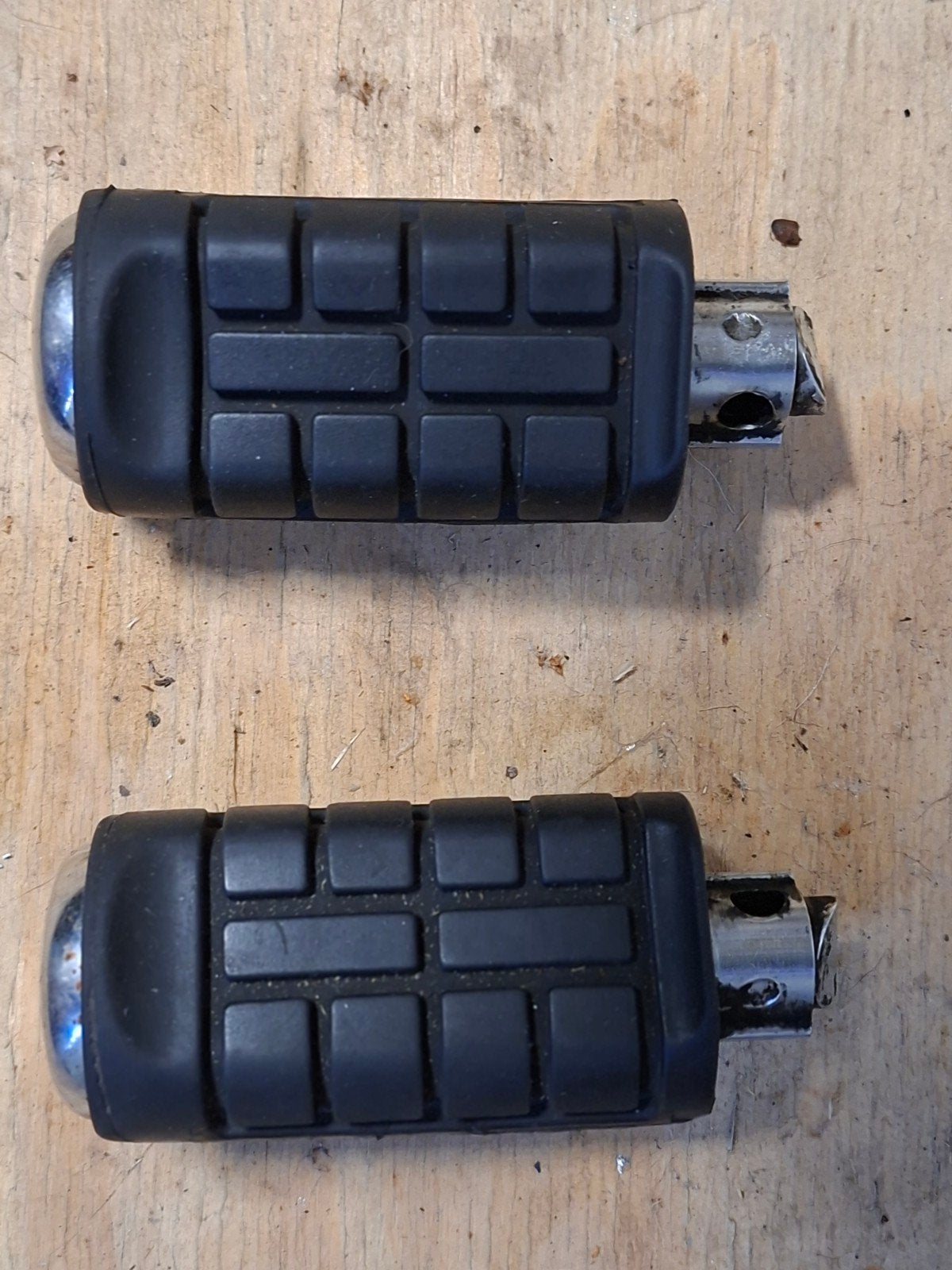 Passagiers voetsteunen Honda Shadow VT1100C, Ophalen of Verzenden, Gebruikt