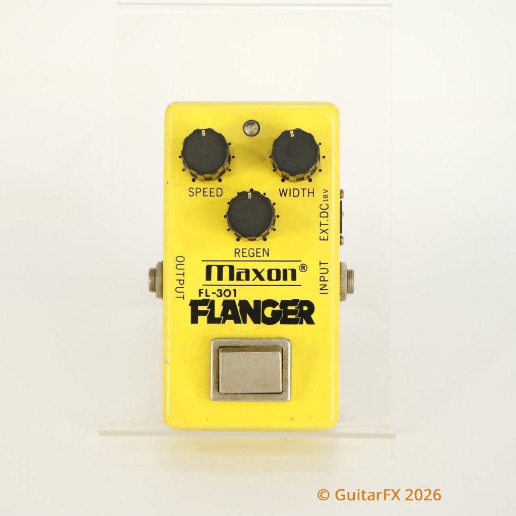 Maxon FL-301 Flanger (s/n 96396, Vintage, Rare 18V Version,, Gebruikt, -, -, Ophalen of Verzenden