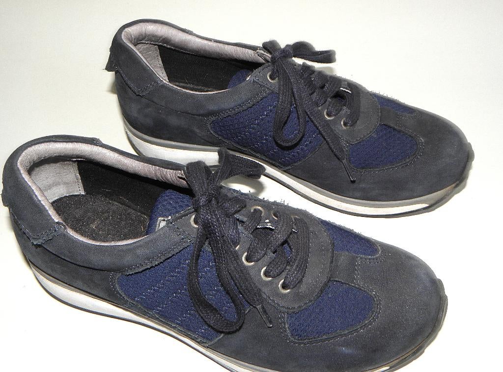 Blauwe Xsensible Sneakers/veterschoen maat 38 wijdte G, Kleding | Dames, Schoenen, Xsensible, Blauw, Ophalen of Verzenden, Sneakers of Gympen
