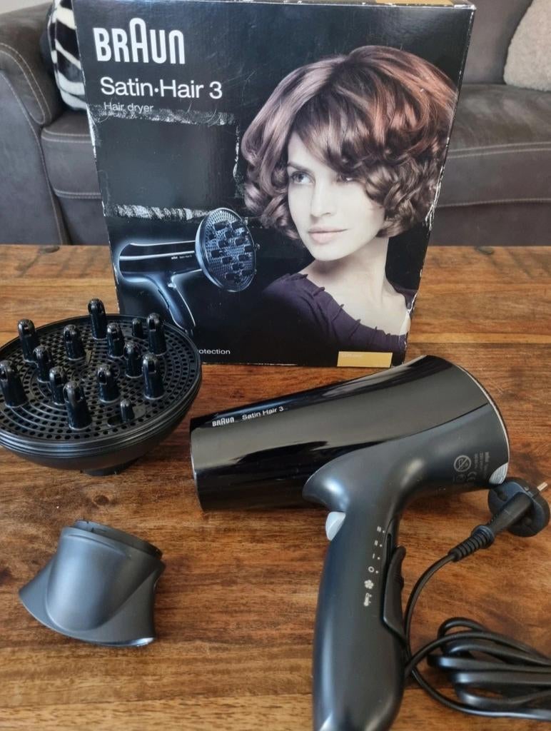 Braun Satin.Hair 3 fohn, Ophalen of Verzenden, Nieuw, Föhn of Haardroger
