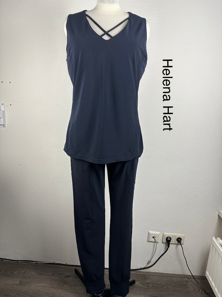 Helena Hart Broekpak  (mt: 42) 16,5/9671, Kleding | Dames, Blauw, Helena Hart, Maat 42/44 (L), Ophalen of Verzenden