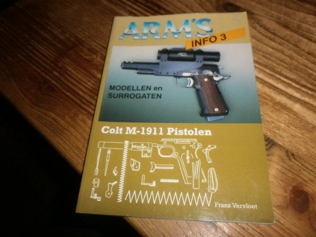 colt M-1911 pistolen arms info 3 montage demontage afb, Ophalen of Verzenden, Nieuw, Overige onderwerpen