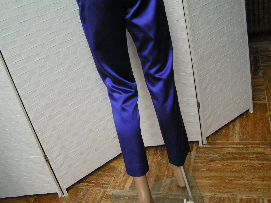 EMILIO PUCCI 7 /8 broek,Mt 36(ITA 40) als nieuw, Tweedehands, Blauw, Tweedehands, Zo goed als nieuw