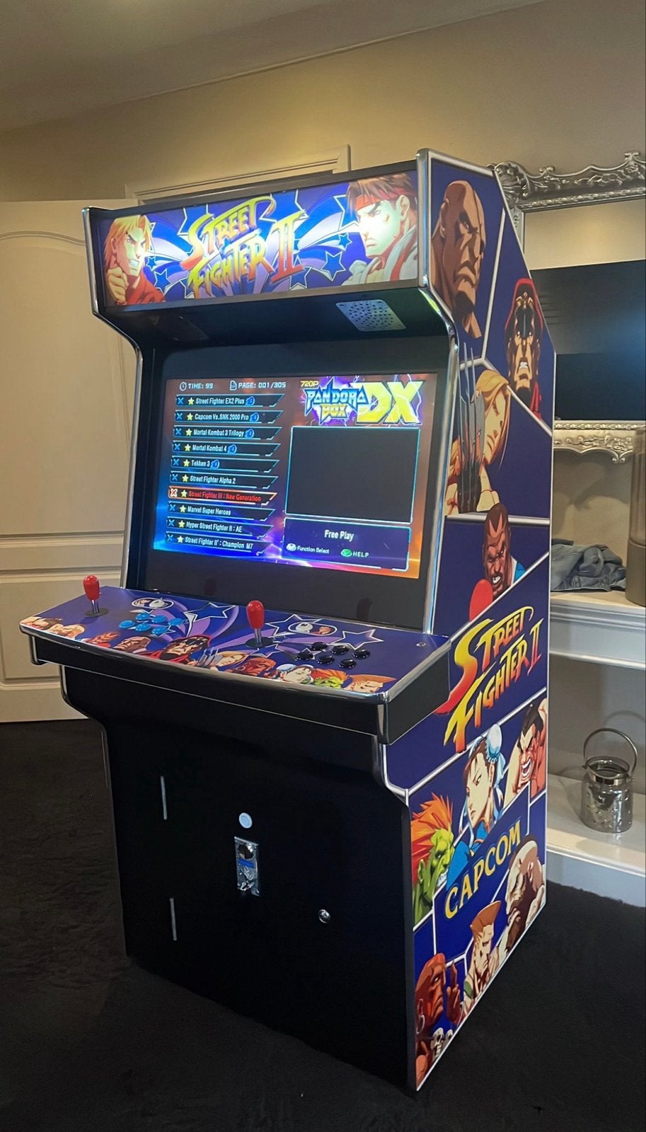 Arcade Game Kast 32 inch - Street Fighter II Editie, Ophalen, Overige merken, Zo goed als nieuw