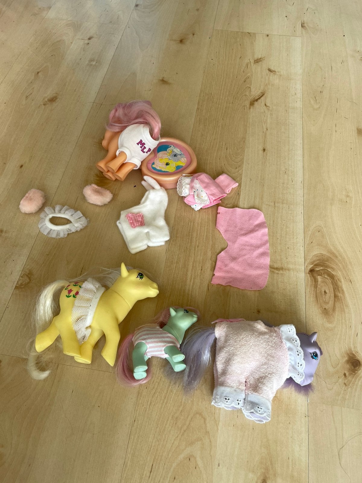 vintage My Little Pony’s G1 4 stuks, Ophalen of Verzenden, Zo goed als nieuw
