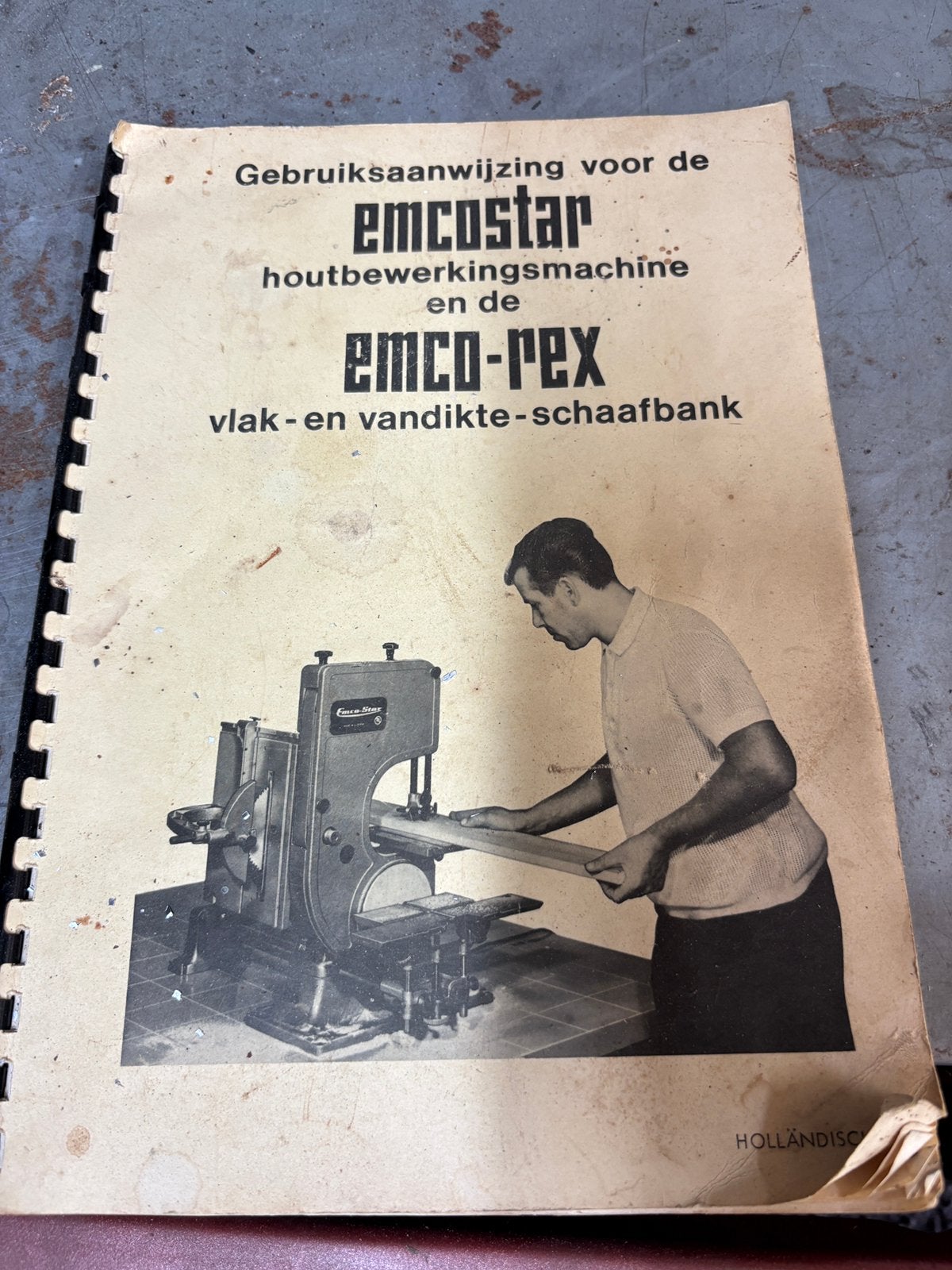 Emcostar Emco-Rex lintzaag,schuurbank,draaibank,afkortzaag, Ophalen, Gebruikt