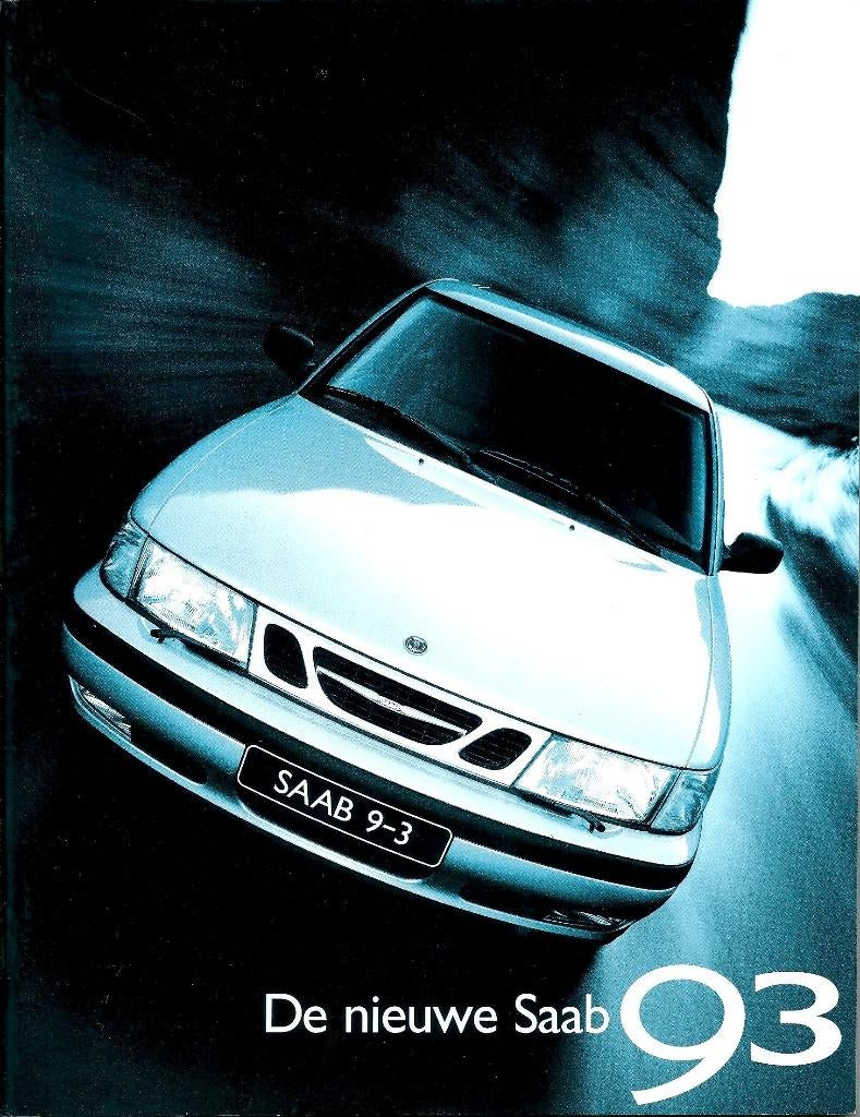 Brochure Saab 9-3 1997, Ophalen of Verzenden, Gelezen, Overige merken