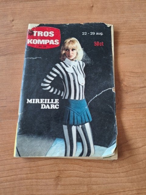 Tros Kompas 1970 Audrey Hepburn Feyenoord Wrekers Tara King, Ophalen of Verzenden, Gelezen, Muziek, Film of Tv