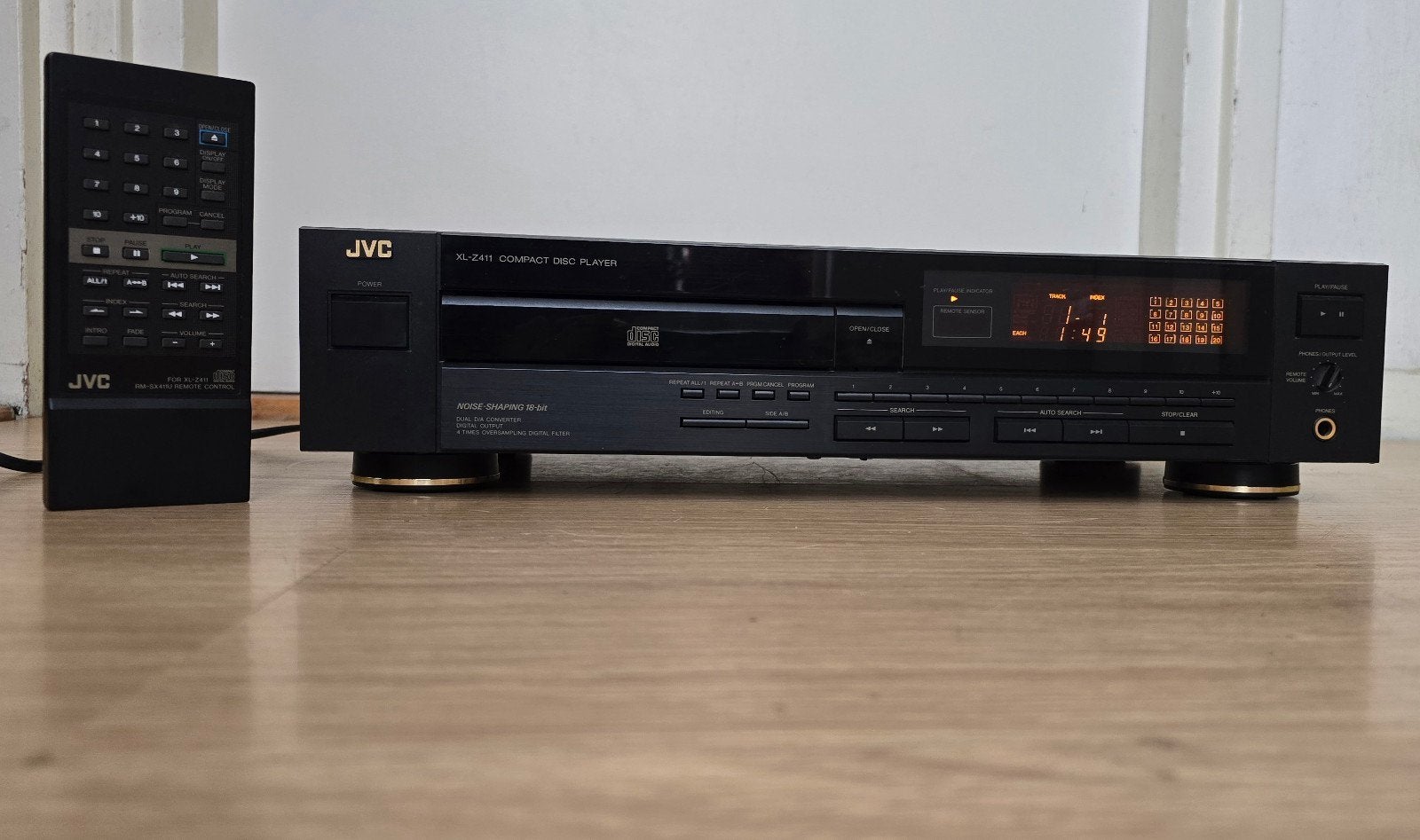JVC XL-Z411BK Compact Disc Speler - Digifine, Ophalen of Verzenden, Gebruikt, JVC