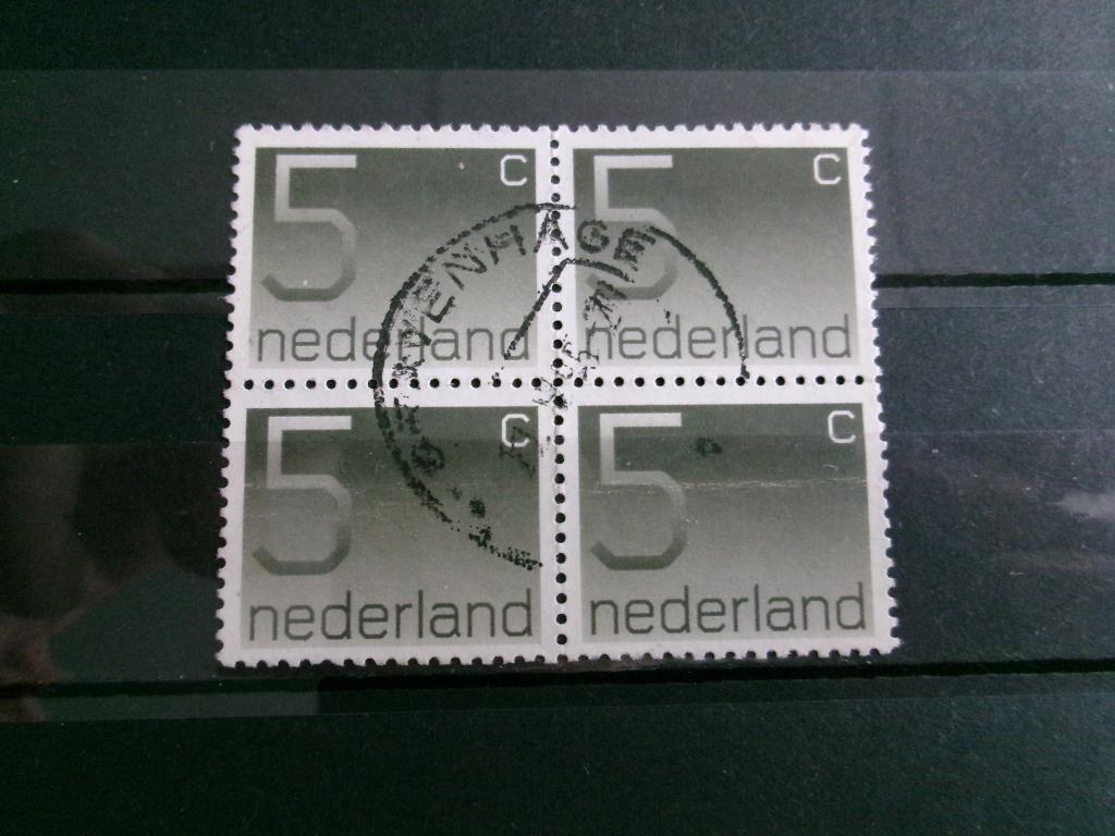 1976 - blok cijfer 5 cent (38d), Verzenden, Gestempeld