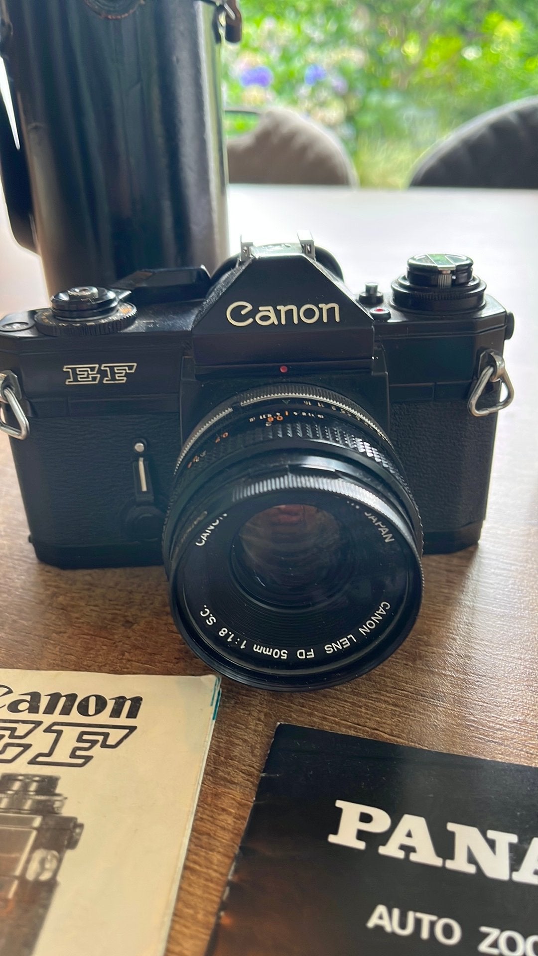 Canon EF met Panagor lens F3.5, Ophalen, Gebruikt, Spiegelreflex, Canon