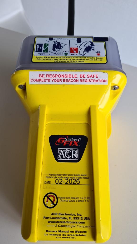 ACR GlobalFix Cat. II GPS EPIRB 406 MHz noodpositiebaken, Watersport en Boten, Ophalen of Verzenden, Zo goed als nieuw, Overige typen