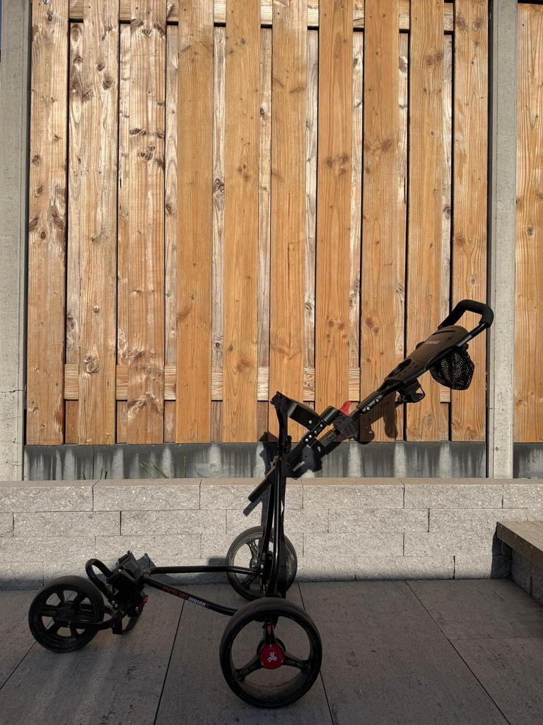 Fastfold golftrolley junior, Ophalen of Verzenden, Zo goed als nieuw, Golfkar