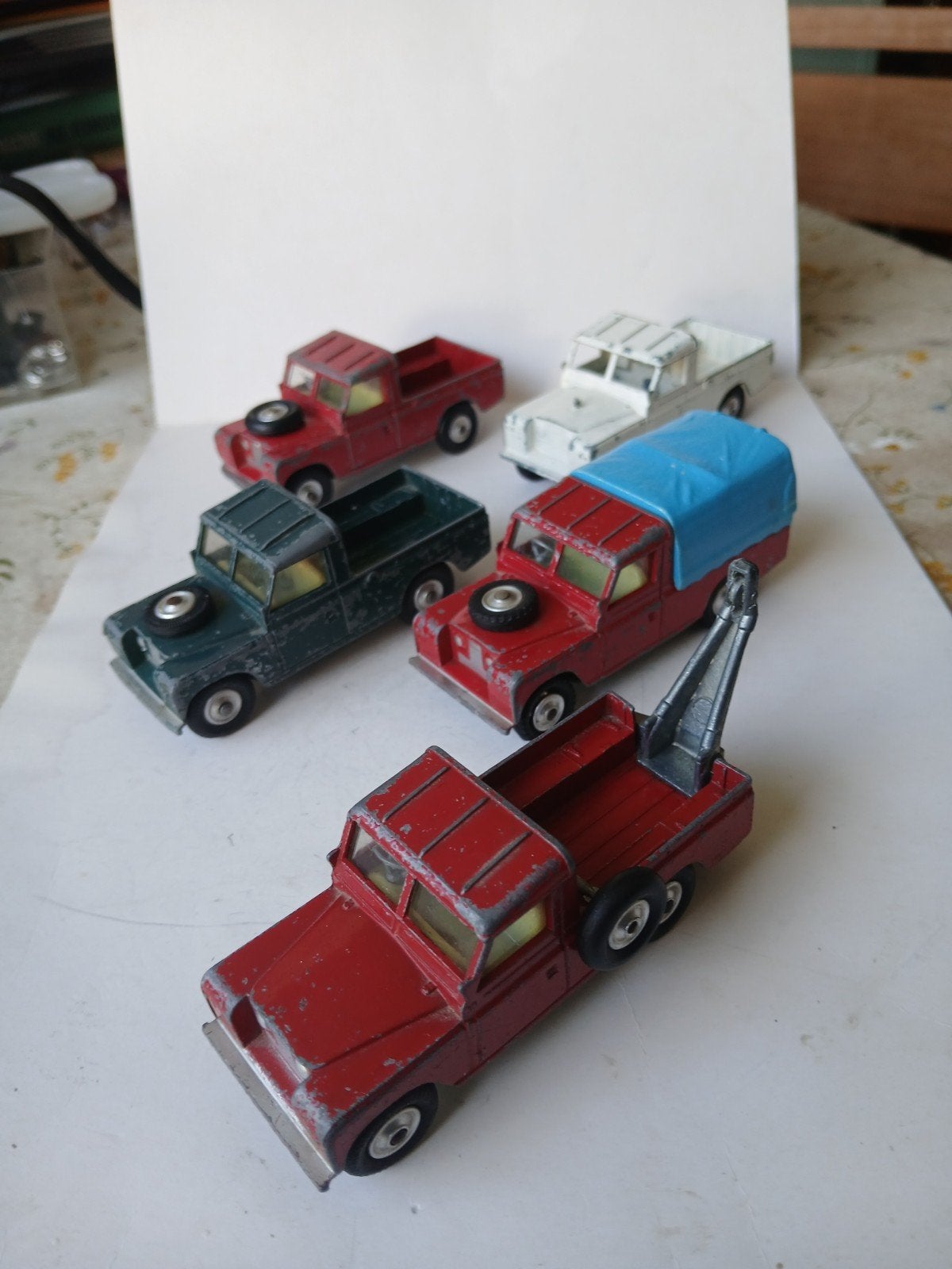 Landrover ,diverse uitvoeringen.  Corgi toys,  vanaf:, Ophalen of Verzenden, Gebruikt, Auto, Corgi