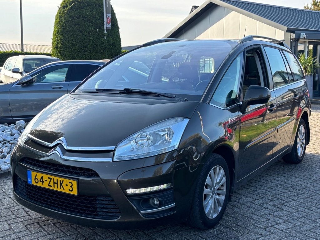 Citroën Grand C4 Picasso 1.6 Benzine Automaat 7-Persoons 20, Auto's, Euro 5, Stof, Gebruikt, Zwart