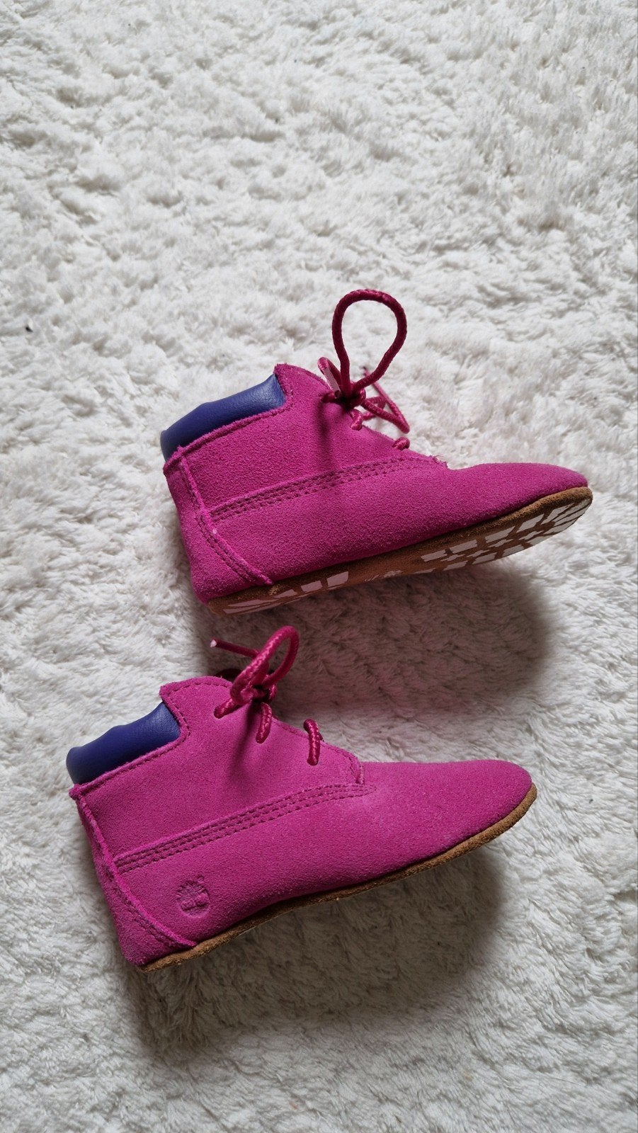 Timberland babyschoentjes roze maat 18, Timberland, Meisje, Schoenen, Ophalen of Verzenden
