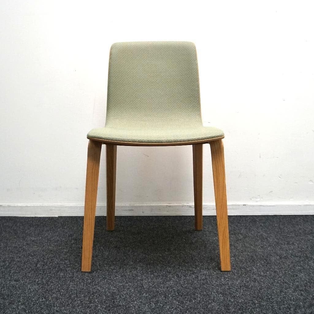 Arper Aava 02 Design Stoelen | Groen / Eiken | Eetkamerstoel, Gebruikt, Overige kleuren, -, -