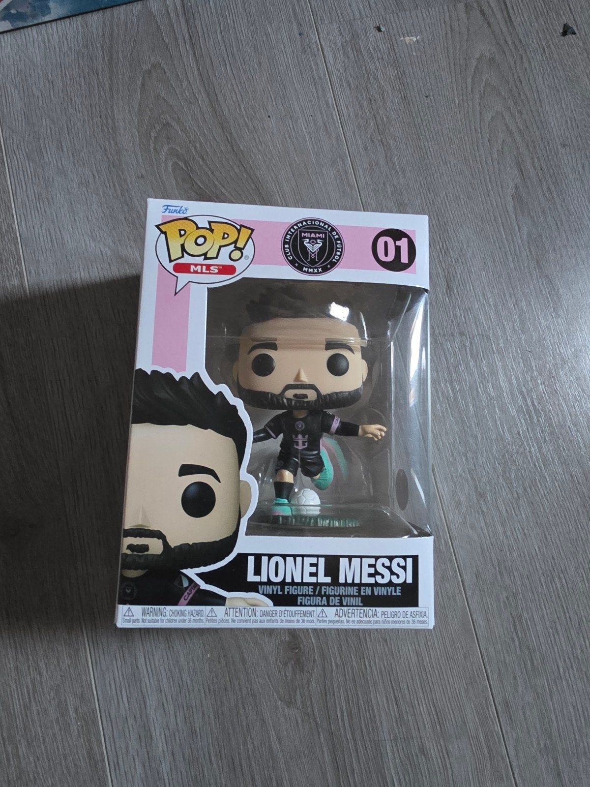 Funko Pop! MLS Lionel Messi Inter Miami #01, Ophalen of Verzenden, Nieuw