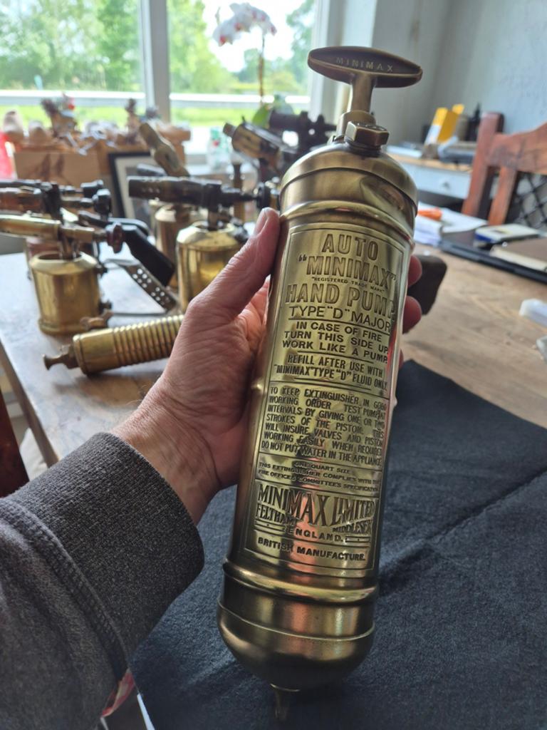Antieke auto brandblusser, Antiek en Kunst, Ophalen of Verzenden