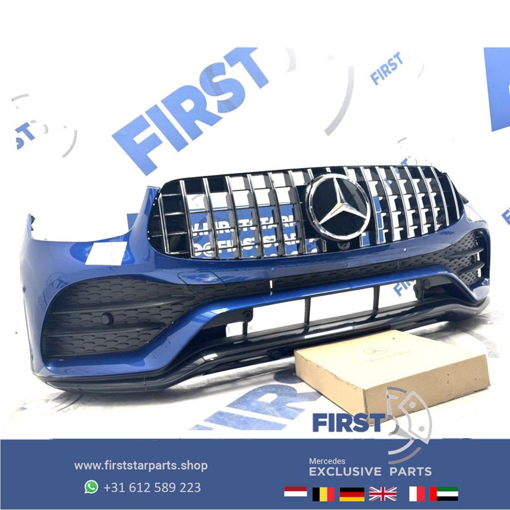 W253 GLC AMG FACELIFT VOORBUMPER Mercedes 2018-2022 BUMPER B, Gebruikt, -, Voor, Ophalen of Verzenden