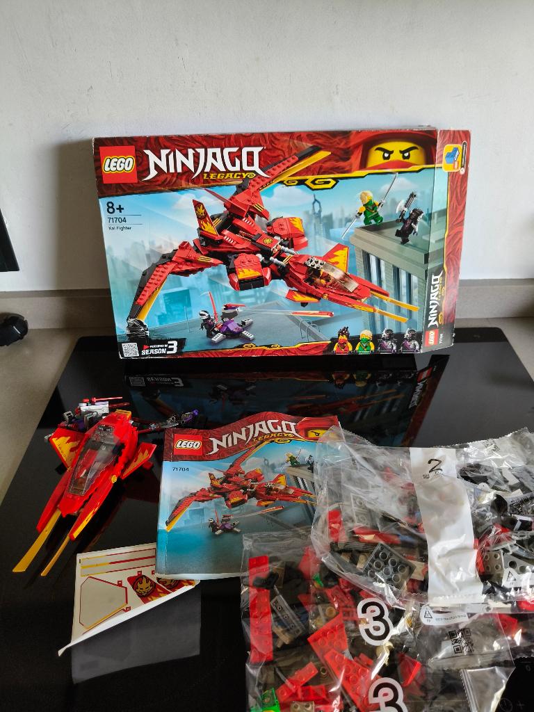 71704 Lego Ninjago Kai Fighter, Ophalen, Lego, Zo goed als nieuw, Compleet