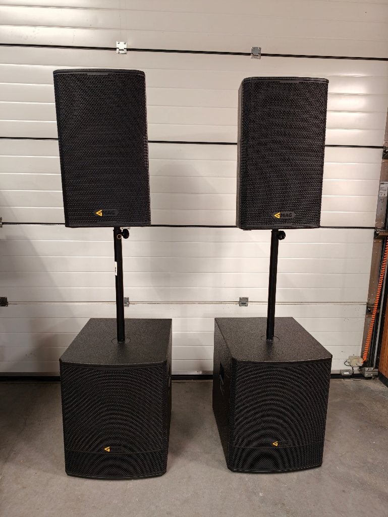 MAG Audio actieve Audio Set #EX DEMO#, Info@mag-audio.com, Speakerset, MAG audio, Zo goed als nieuw