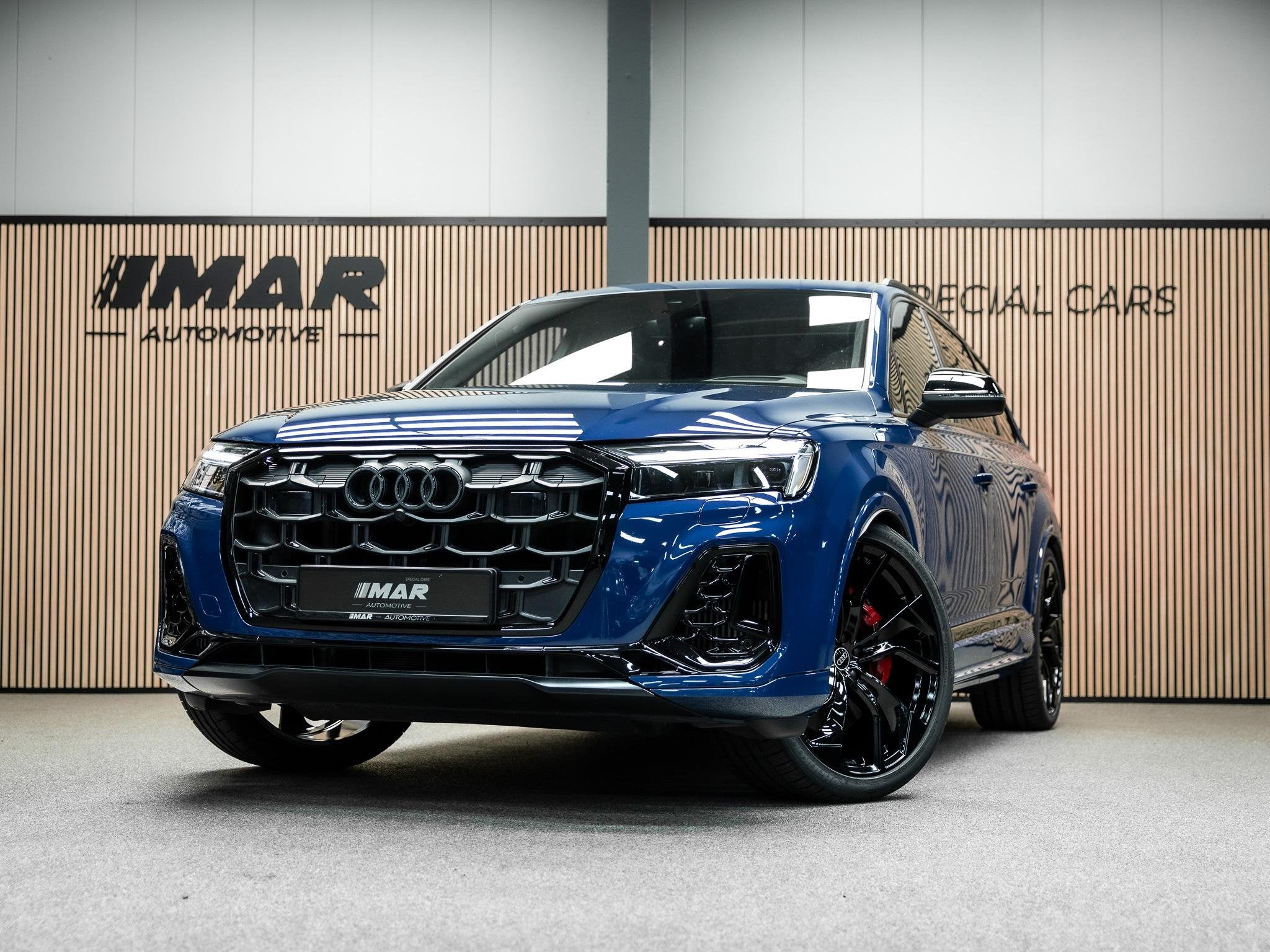 Audi Q7 60 TFSI e quattro Pro Line S Competition | Stoelmass, Auto's, Audi, Automaat, Gebruikt, 2995 cc, Blauw