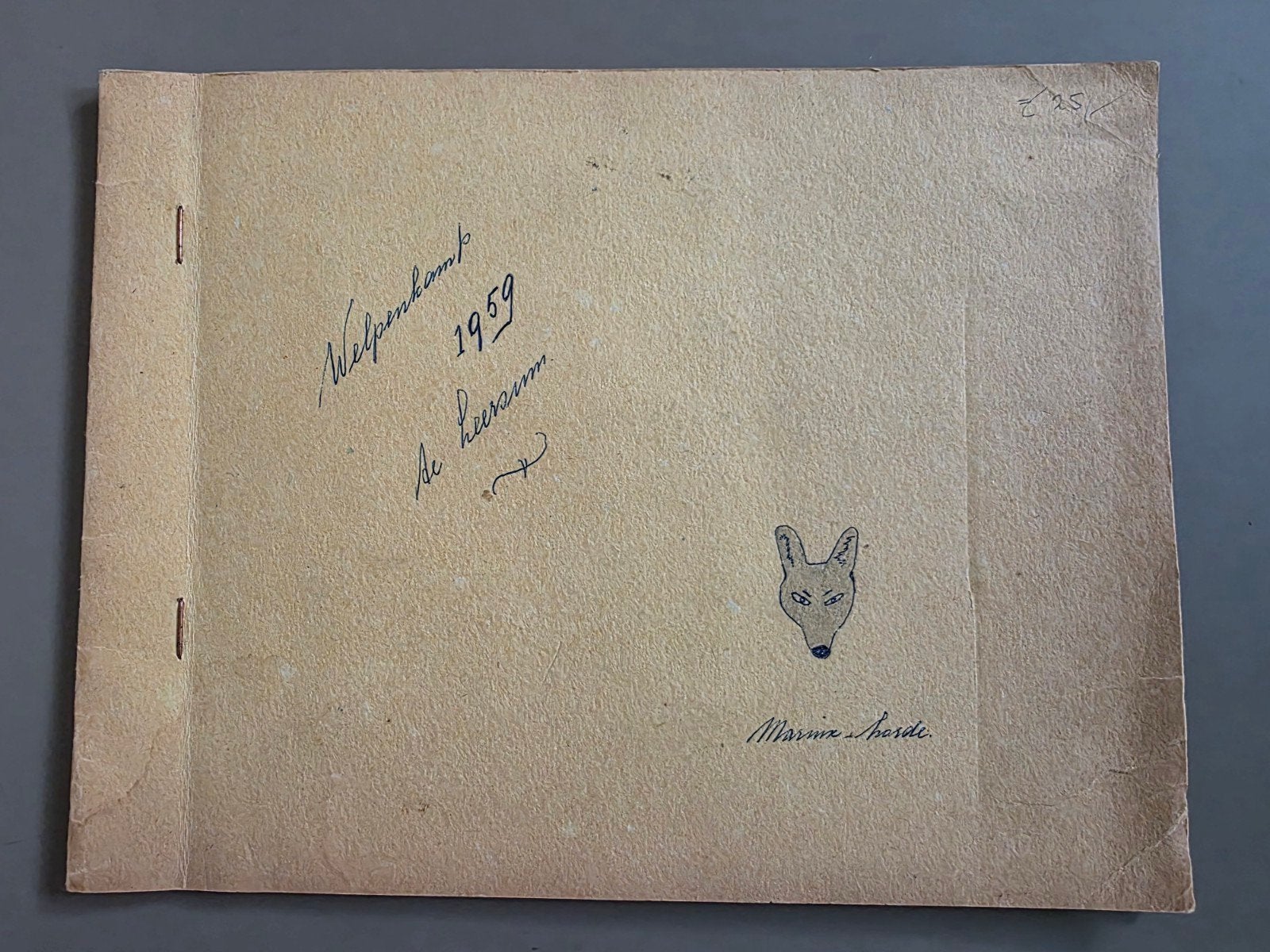 015) ORIGINEEL FOTOALBUM SCOUTING LEERSUM 1959- 20 FOTO'S, Verzamelen, Scouting, Verzenden, Gebruikt, Overige typen
