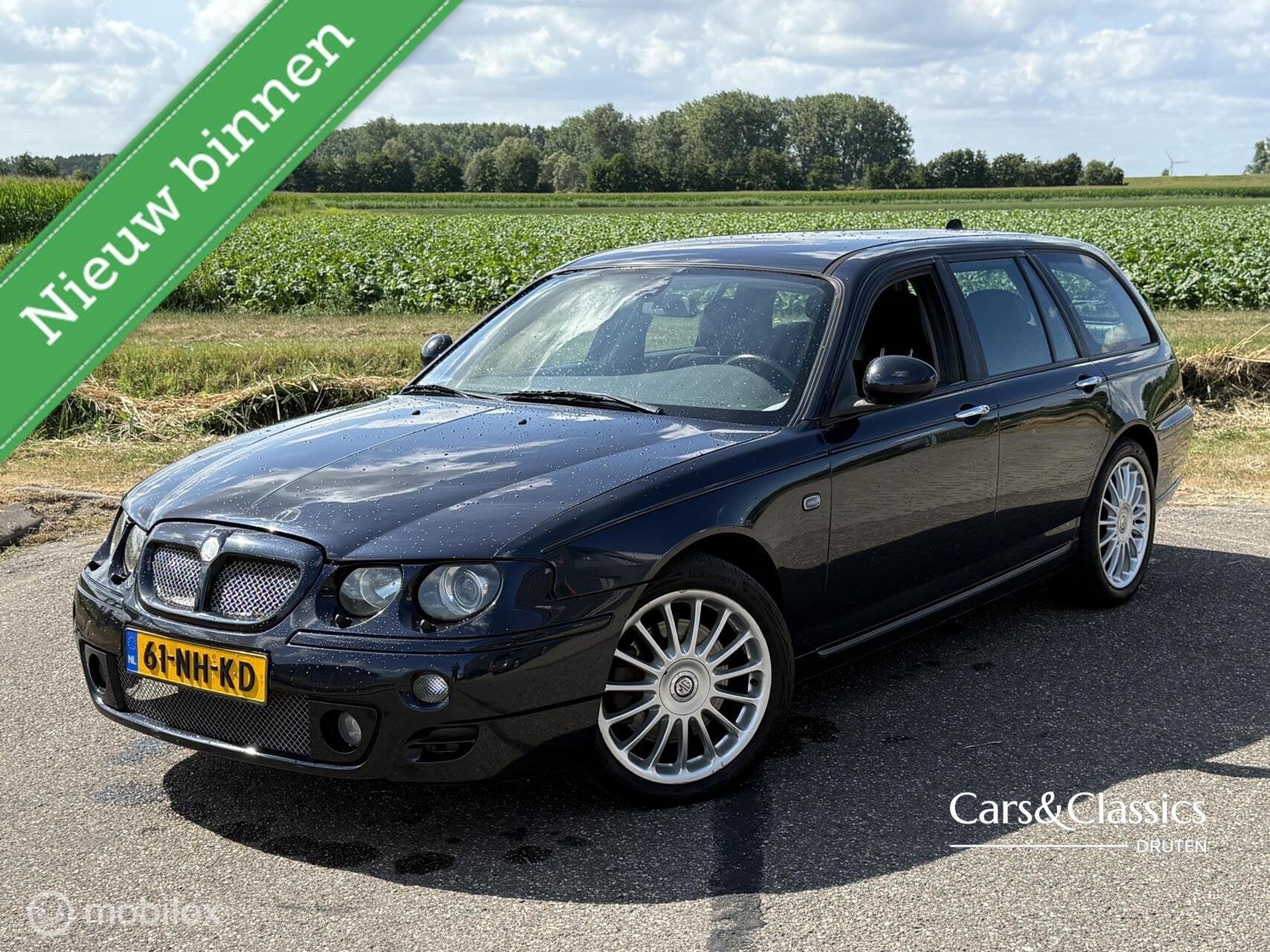 MG ZT-T 2.5 V6 190, Auto's, MG, Voorwielaandrijving, Stof, Zwart, Blauw