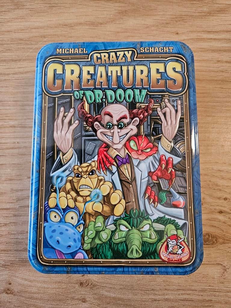 Crazy creatures of dr. Doom, Vijf spelers of meer, Ophalen of Verzenden, Zo goed als nieuw, White Goblin Games