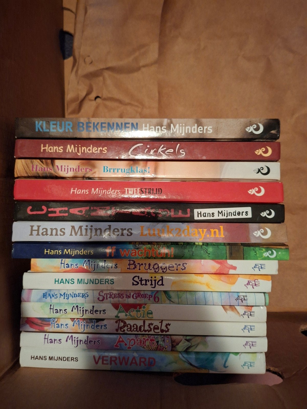 Hans Mijnders boekenpakket - 14 jeugdboeken, Boeken, Kinderboeken | Jeugd | onder 10 jaar, Ophalen of Verzenden, Zo goed als nieuw