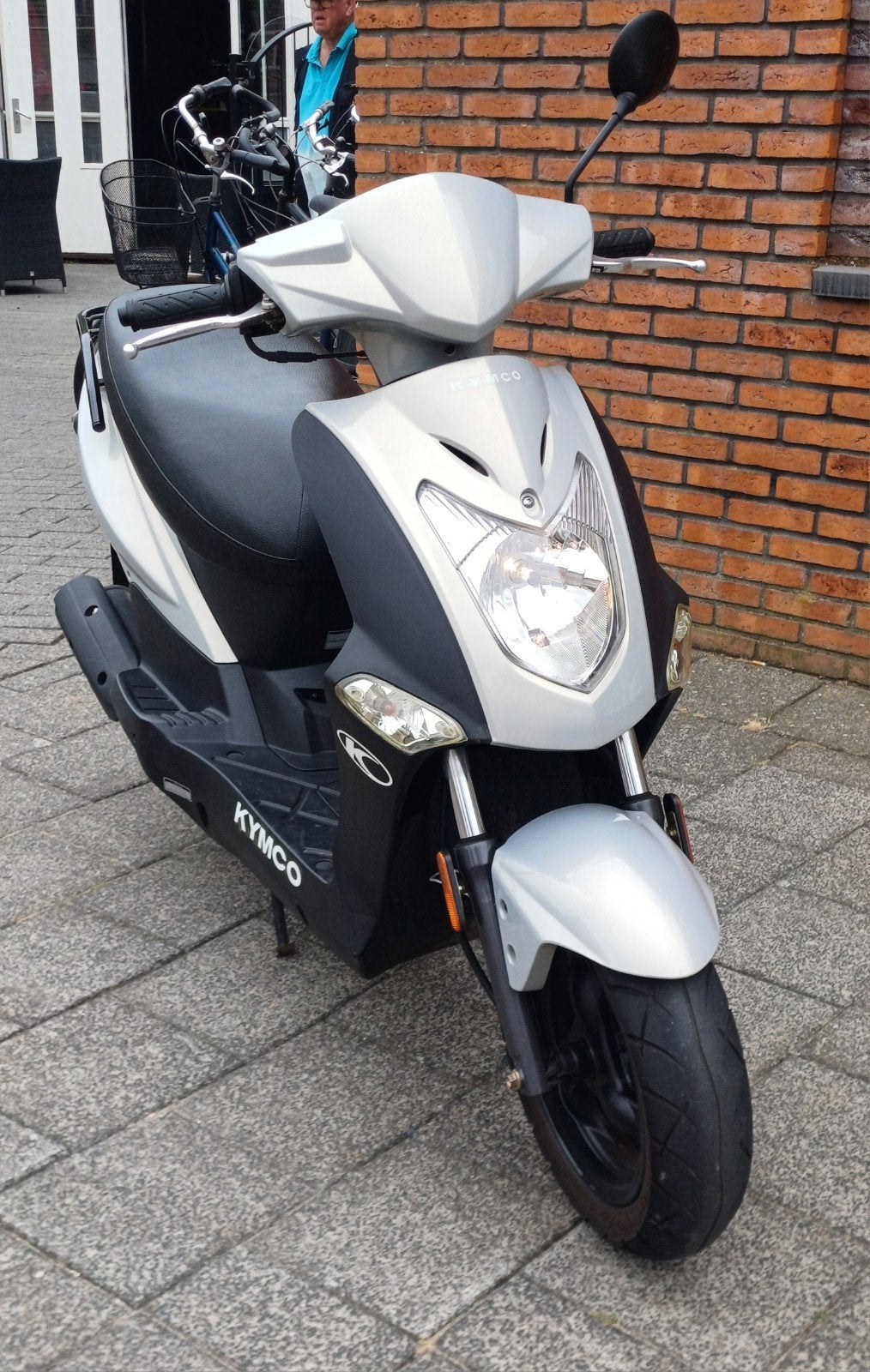Kymco Agility 50 Snorfiets - Zilver - 2017 - 12640 km, Ophalen, Gebruikt, Kymco, Onbekend