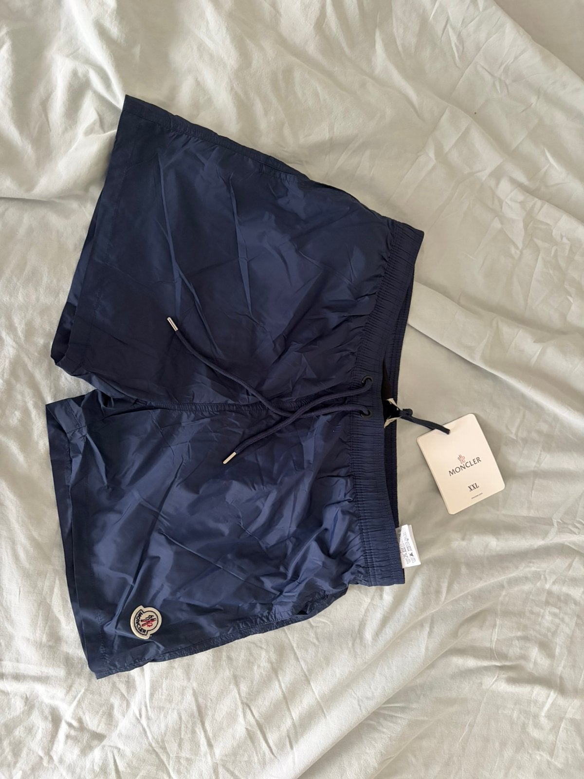 Moncler zwembroek heren, Ophalen of Verzenden, Overige maten, Blauw