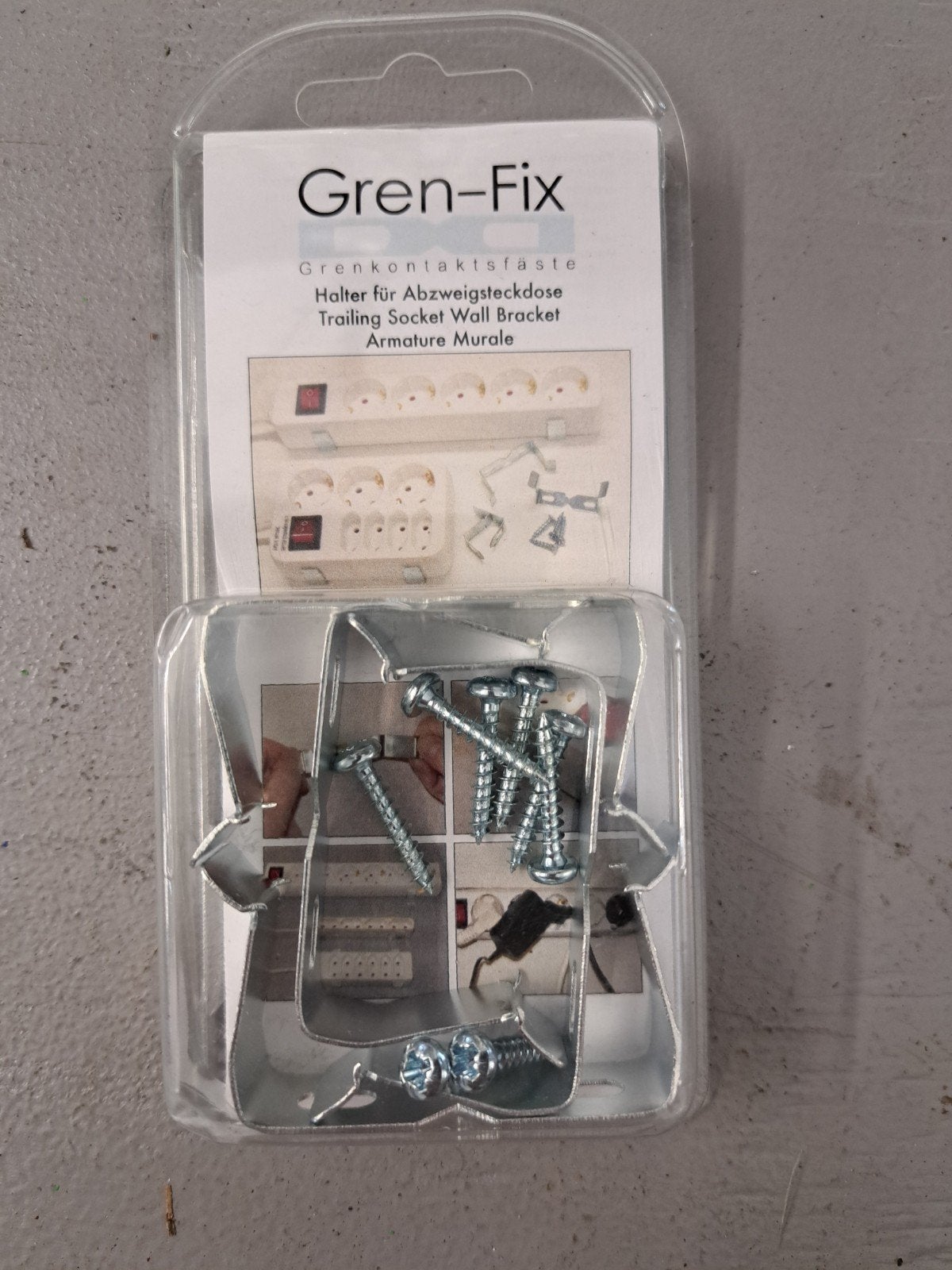 Gren-Fix Stekkerdoos Houder - Wandbevestiging, Ophalen of Verzenden, Nieuw, Overige merken, Overige typen