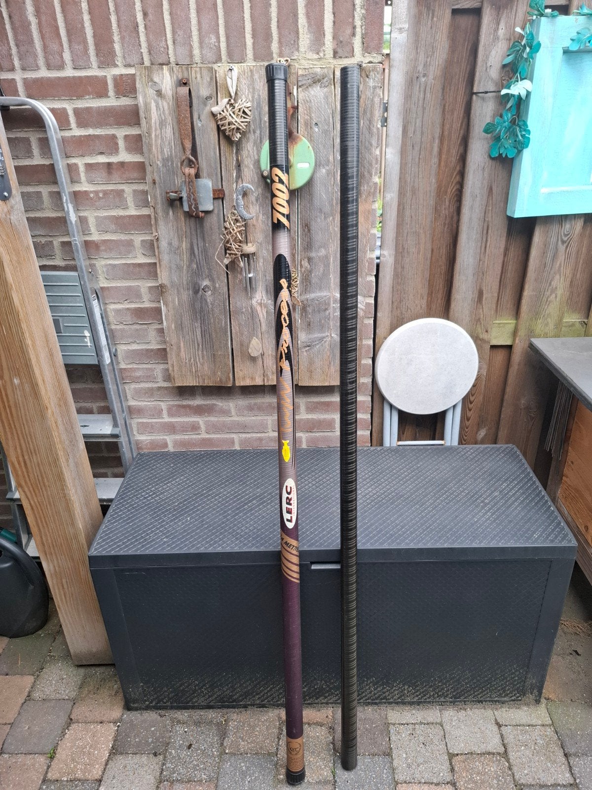 2 eind delen lerc 14 meter, Watersport en Boten, Hengelsport | Witvissen, Ophalen, Gebruikt, Vaste hengel