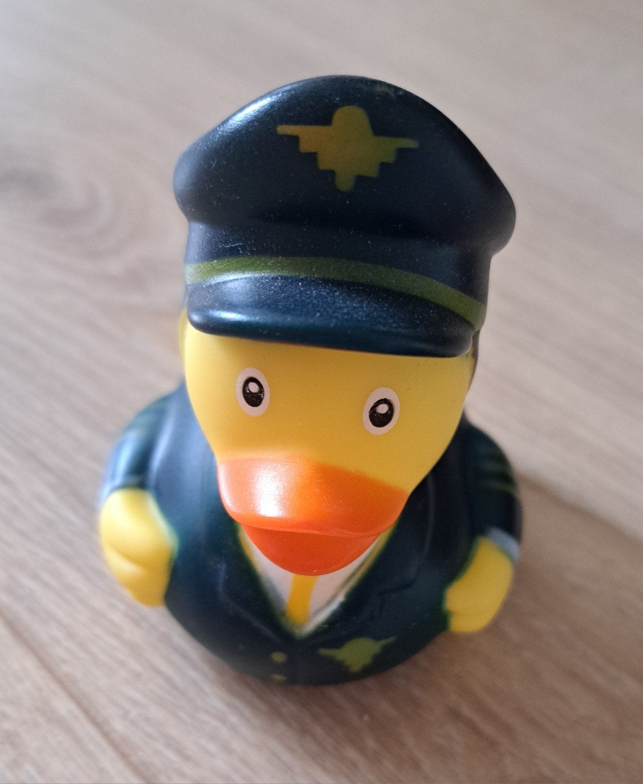 Leuke badeend piloot - Rubberen eendje in pilotenpak, Ophalen of Verzenden, Gebruikt