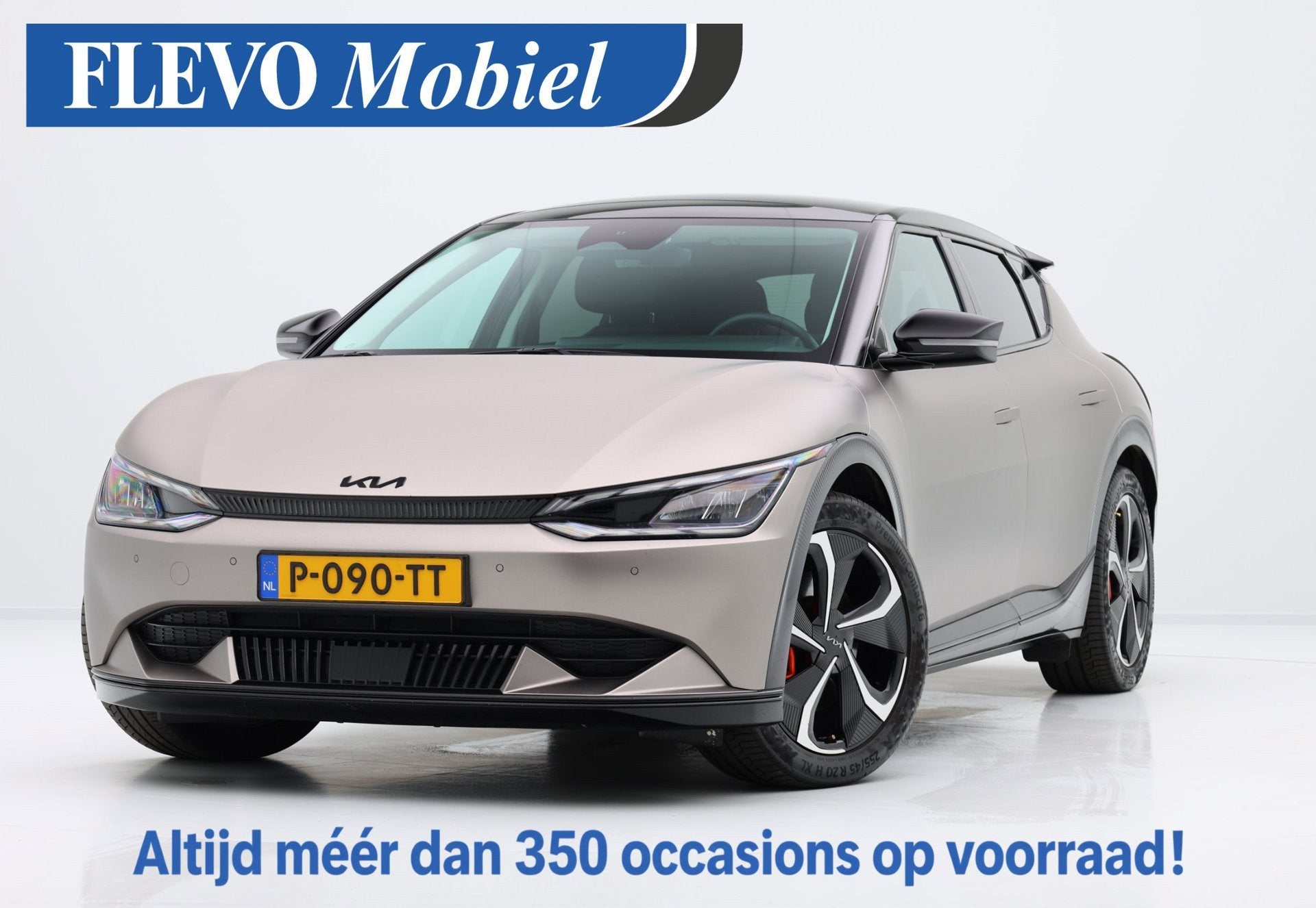 Kia EV6 Plus Advanced AWD 77.4 kWh Aut. Pano|Leer|Stoelkoeli, Automaat, Dealer onderhouden, Gebruikt, 211 min