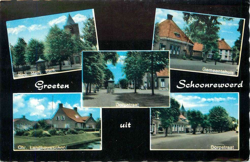 304-041-031 Schoonrewoerd Groeten uit, Verzenden, Voor 1920, Utrecht