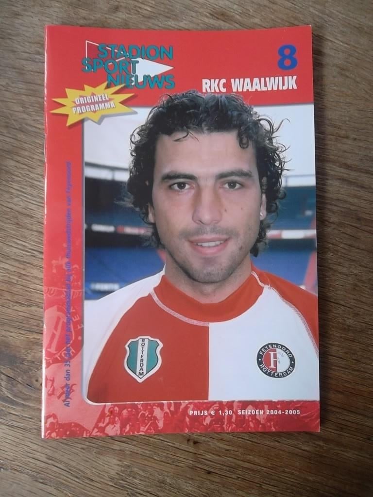 Programmaboekje 8 Feyenoord - RKC Waalwijk 24 oktober 2004, Ophalen of Verzenden, Gelezen, Watersport en Hengelsport