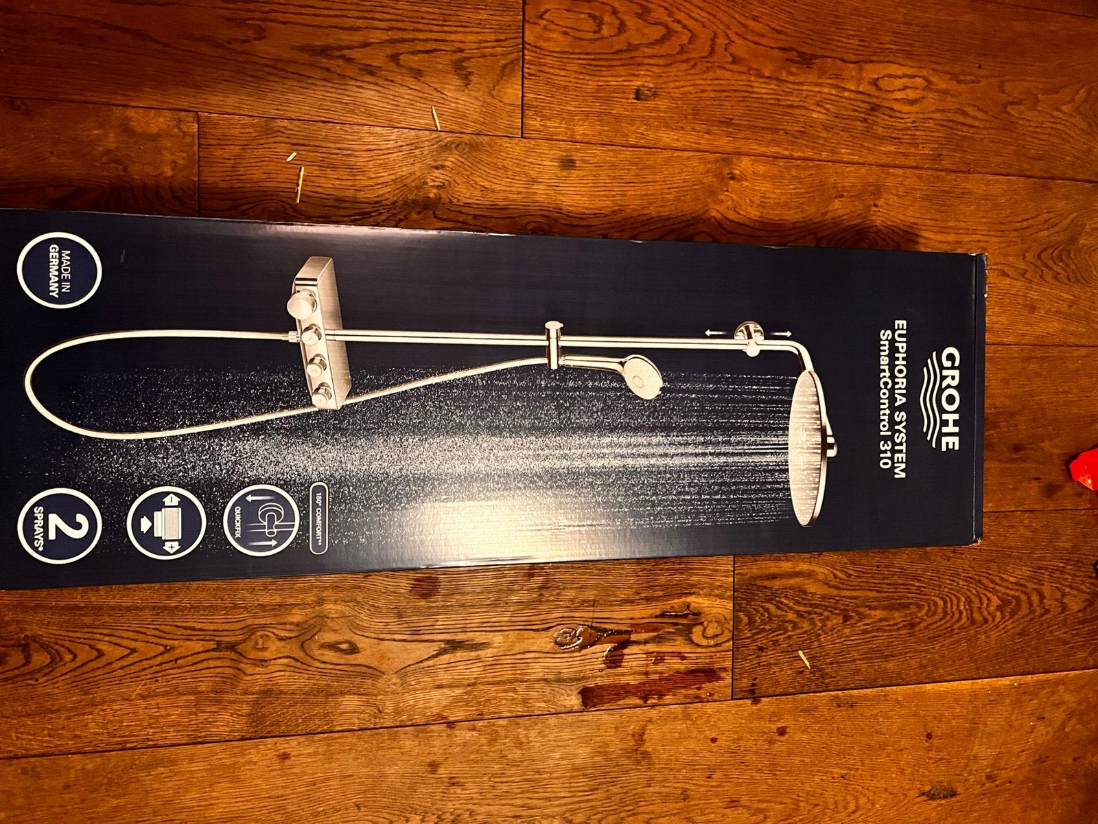 Grohe euphoria system smart control 310 regen douche, Ophalen of Verzenden, Gebruikt, Chroom, Douche