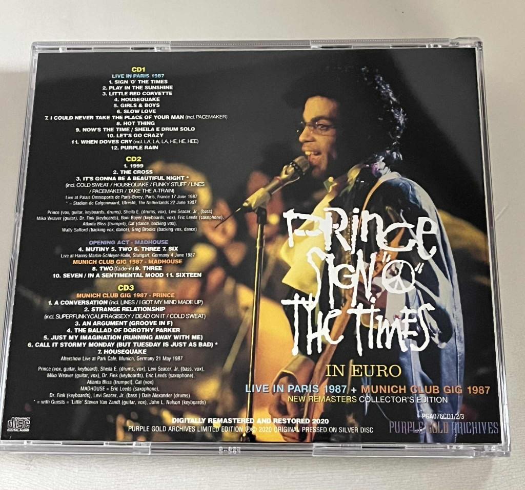 Prince-Paris SIGN O´ The TIMES Munich Club Show 1987 (3CD), Verzenden, 1980 - 1989, Nieuw in verpakking