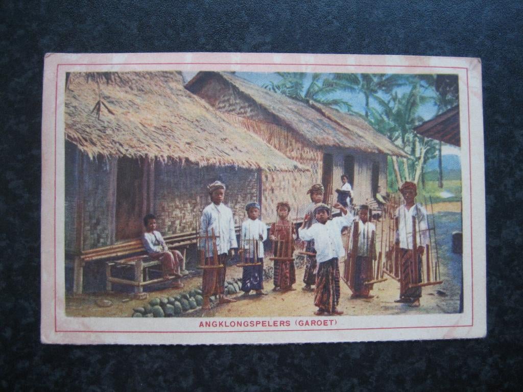 NEDERLANDSCH INDIE Garoet Angklongspelers 1931 zegel 105 EF, Ophalen of Verzenden, 1920 tot 1940, Buiten Europa