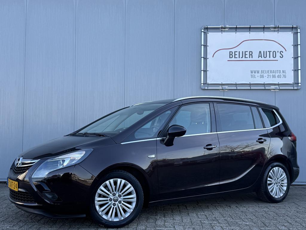 Opel Zafira Tourer 1.4 Design Edition Navigatie/Trekhaak/Cam, Auto's, Opel, Euro 5, Stof, Gebruikt, 4 cilinders