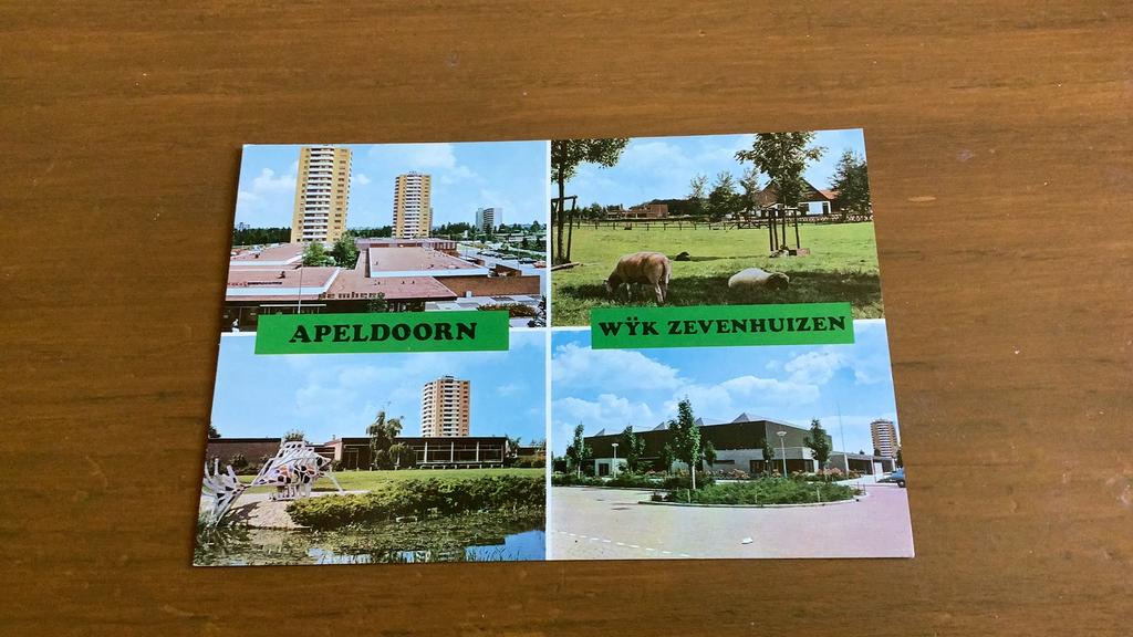 Apeldoorn. Wijk Zevenhuizen, Verzamelen, Ansichtkaarten | Nederland, Ophalen of Verzenden, 1960 tot 1980, Ongelopen, Gelderland