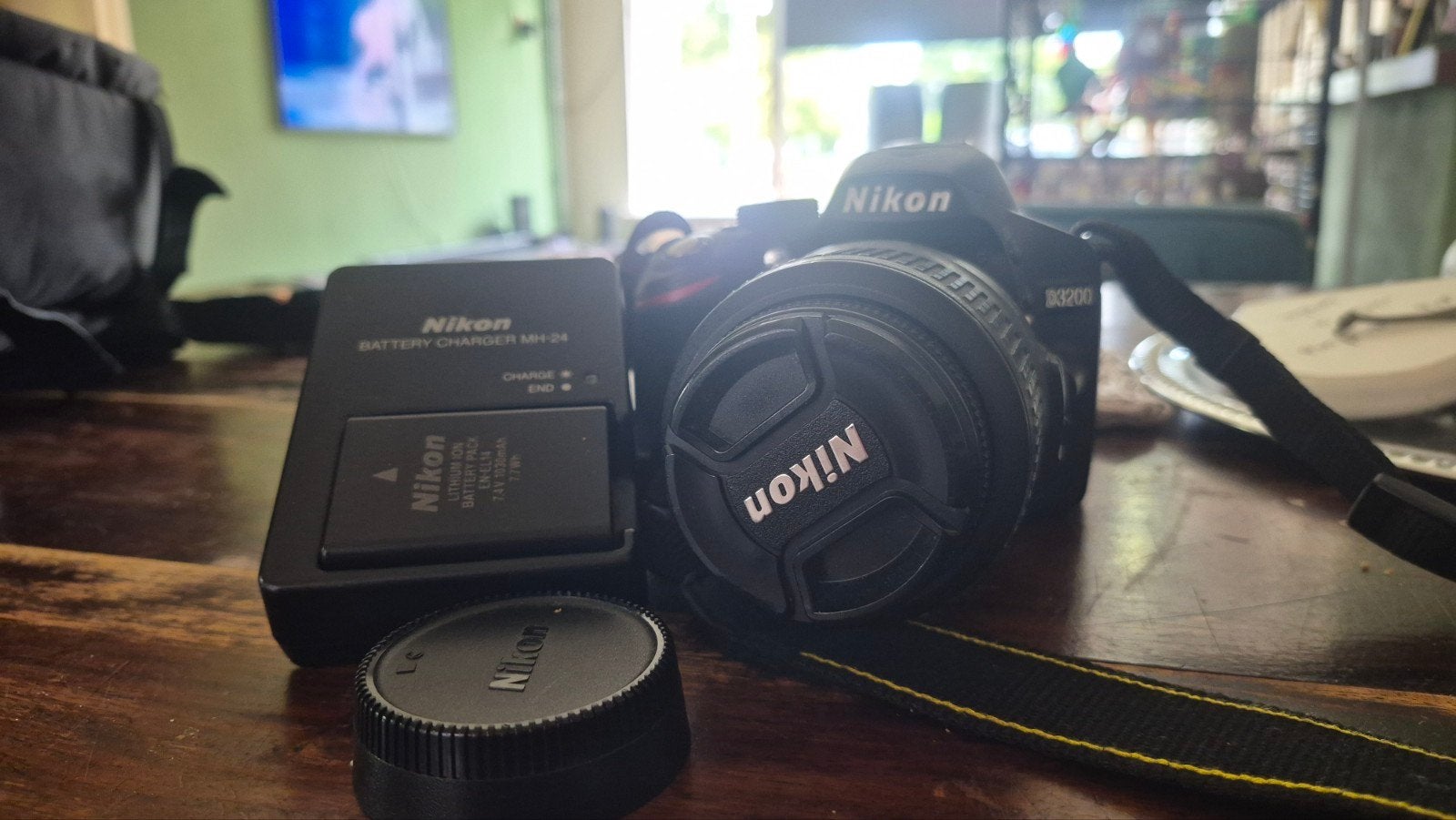 Nikon D3200 spiegelreflexcamera met 18-55mm lens, Ophalen, Spiegelreflex, Nikon, Gebruikt
